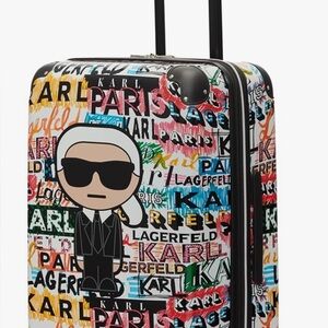Karl Lagerfeld Multicolor Graphic Travel Bag